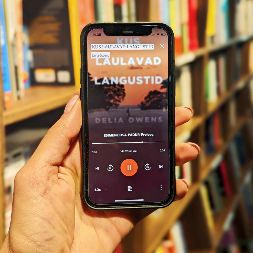 Audioraamatud nüüd saadaval Rahva Raamatu äpis!